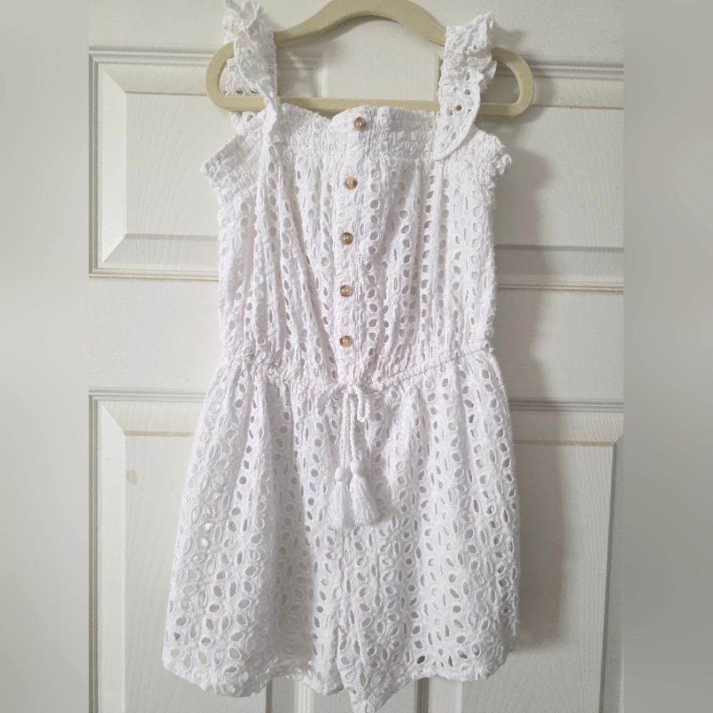 *NWT* Japna eyelet ruffle romper